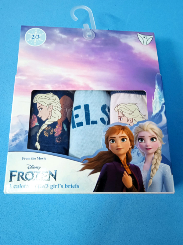Braguitas de Frozen Disney Pack x3