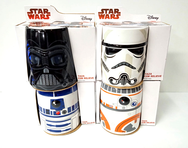Taza Star Wars Disney 4 Modelos Diferentes