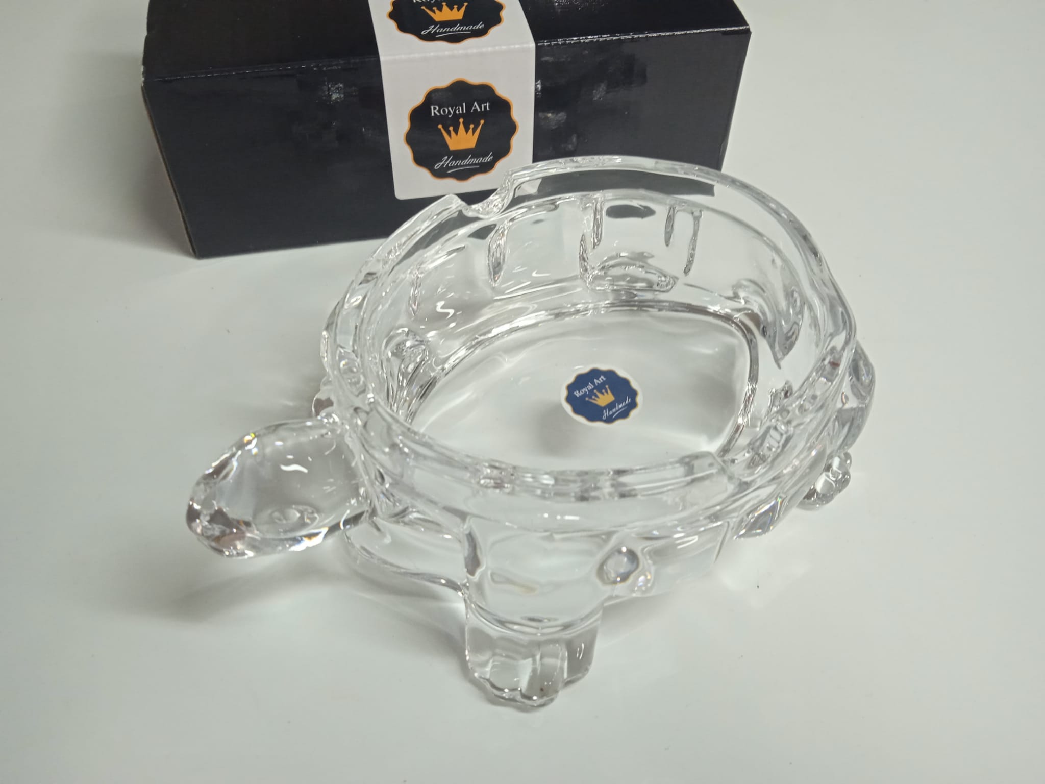 Cenicero de cristal tortuga